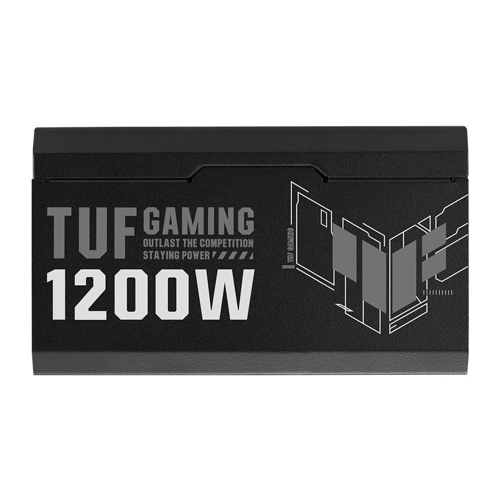 Fonte ASUS TUF Gaming, 1200W, 80 Plus Gold, Modular, PFC Ativo, Sem Cabo, Preto - 90YE00S0-B0BA00