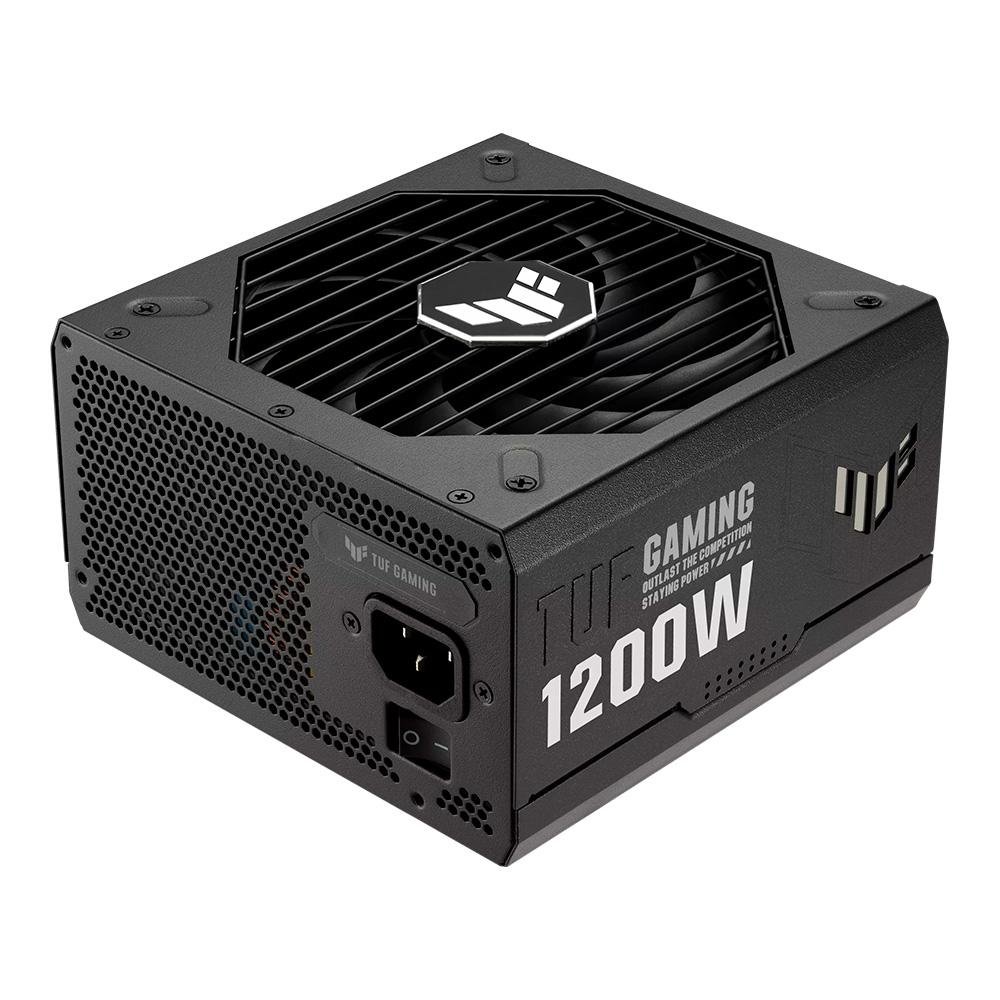 Fonte ASUS TUF Gaming, 1200W, 80 Plus Gold, Modular, PFC Ativo, Sem Cabo, Preto - 90YE00S0-B0BA00