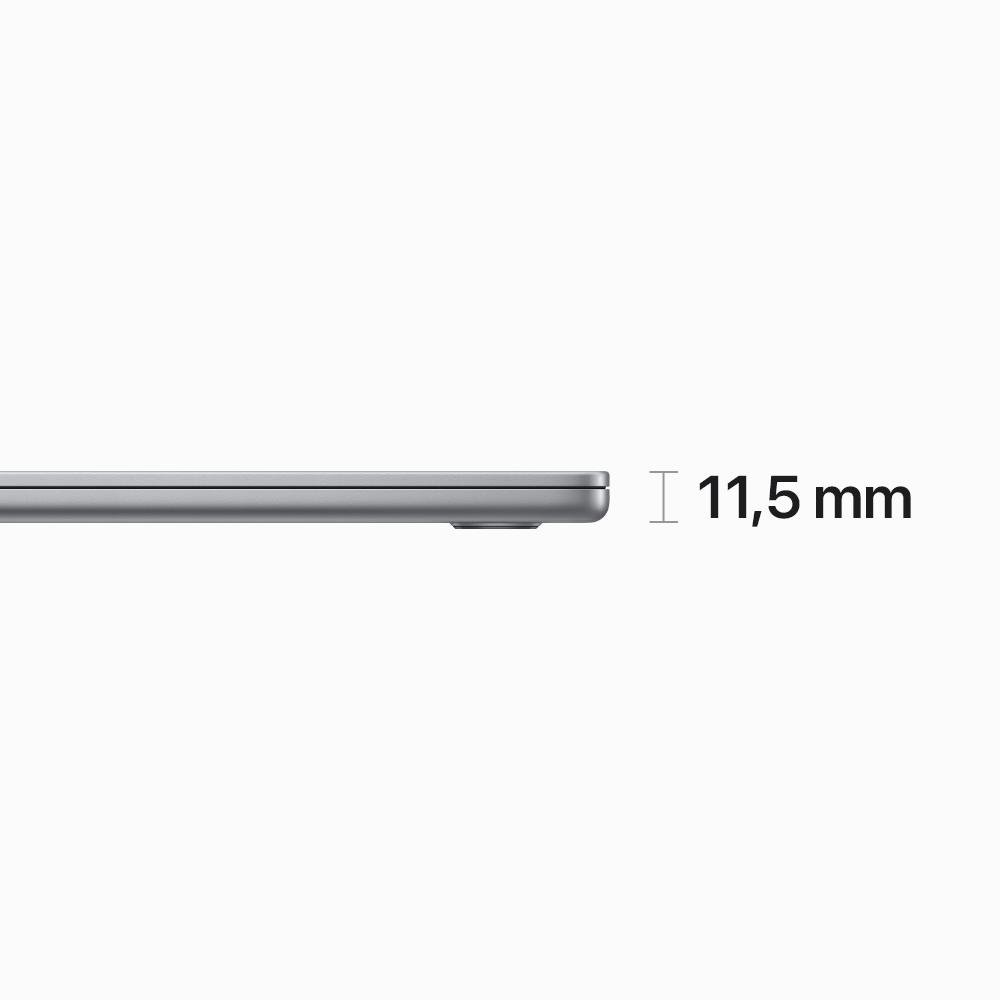 MacBook Air Apple 15", M2, CPU 8 Núcleos, GPU 10 Núcleos, 8GB RAM, SSD 256GB, Cinza Espacial - MQKP3BZ/A MacBook Air Apple 15", M2, CPU 8 Núcleos, GPU 10 Núcleos, 8GB RAM, SSD 256GB, Cinza Espacial - MQKP3BZ/A