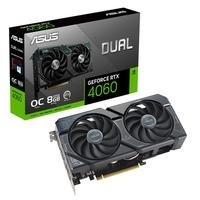 Placa de Vídeo RTX 4060 OC Edition Dual ASUS NVIDIA GeForce 8GB GDDR6 DLSS Ray Tracing - DUAL-RTX4060-O8G