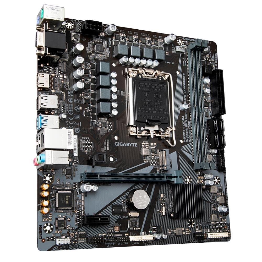 Processador Intel Core i5-12400F + Placa Mãe Gigabyte H610M