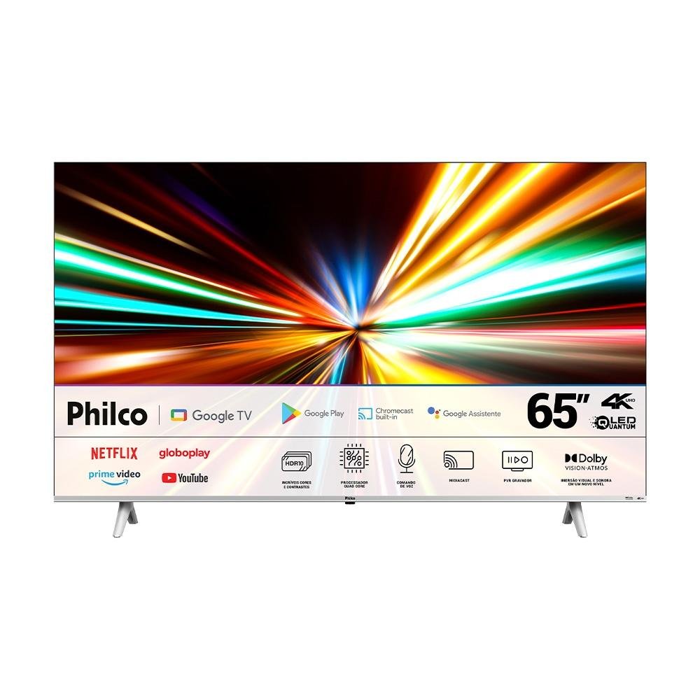 Smart TV Philco 65" QLED 4K | KaBuM!