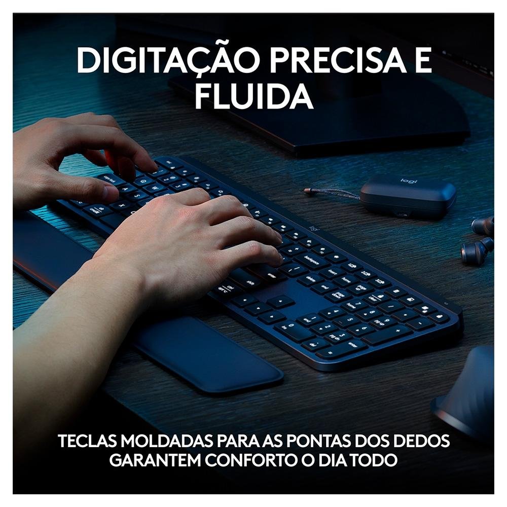 Teclado Sem Fio Logitech MX Keys S | KaBuM!