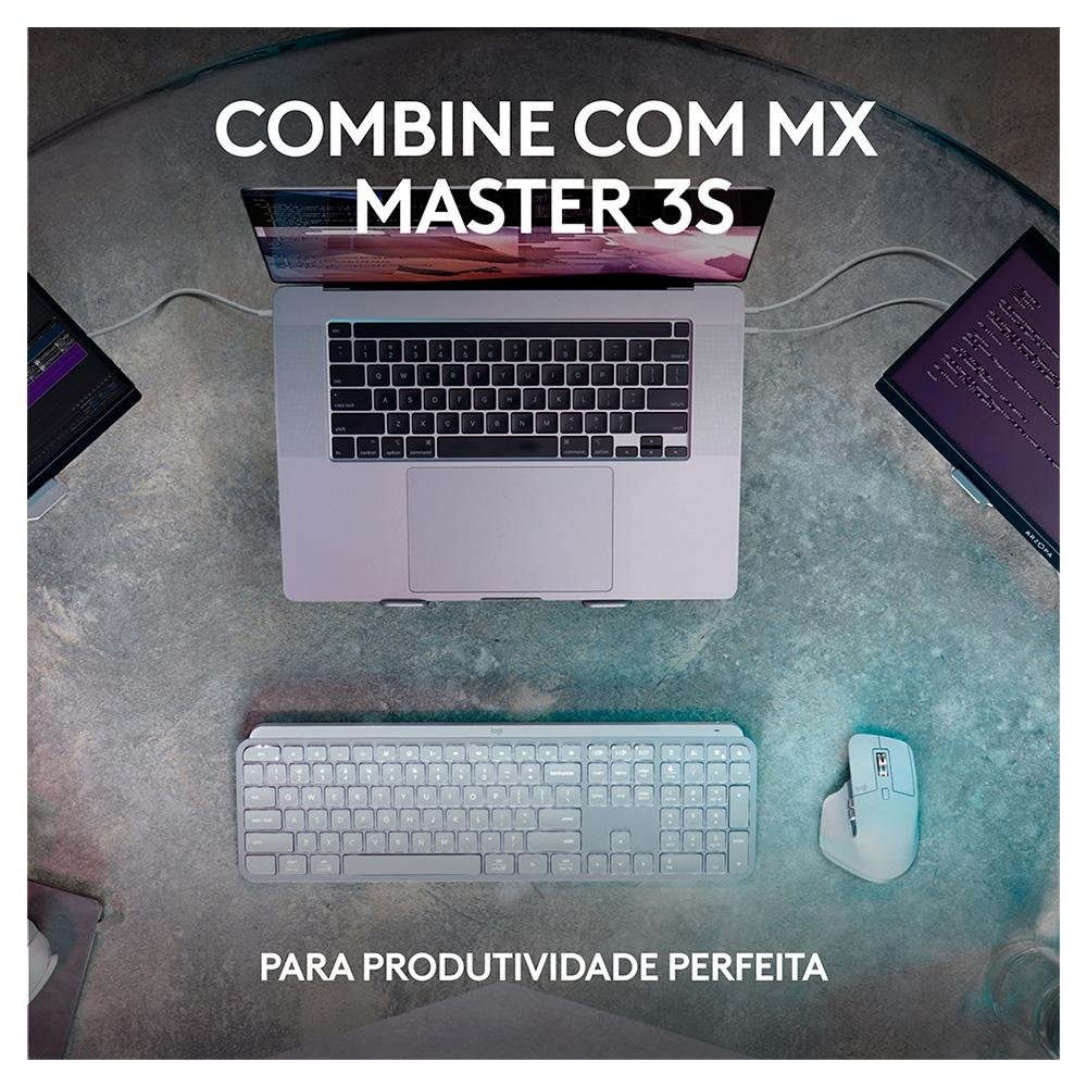 Teclado Sem Fio Logitech MX Keys S | KaBuM!