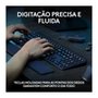 Teclado Sem Fio Logitech MX Keys S, Com Iluminação Inteligente, Bluetooth ou USB, Logi Bolt e Bateria Recarregável, Grafite - 920-011563