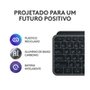 Teclado Sem Fio Logitech MX Keys S, Com Iluminação Inteligente, Bluetooth ou USB, Logi Bolt e Bateria Recarregável, Grafite - 920-011563