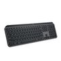 Teclado Sem Fio Logitech MX Keys S, Com Iluminação Inteligente, Bluetooth ou USB, Logi Bolt e Bateria Recarregável, Grafite - 920-011563
