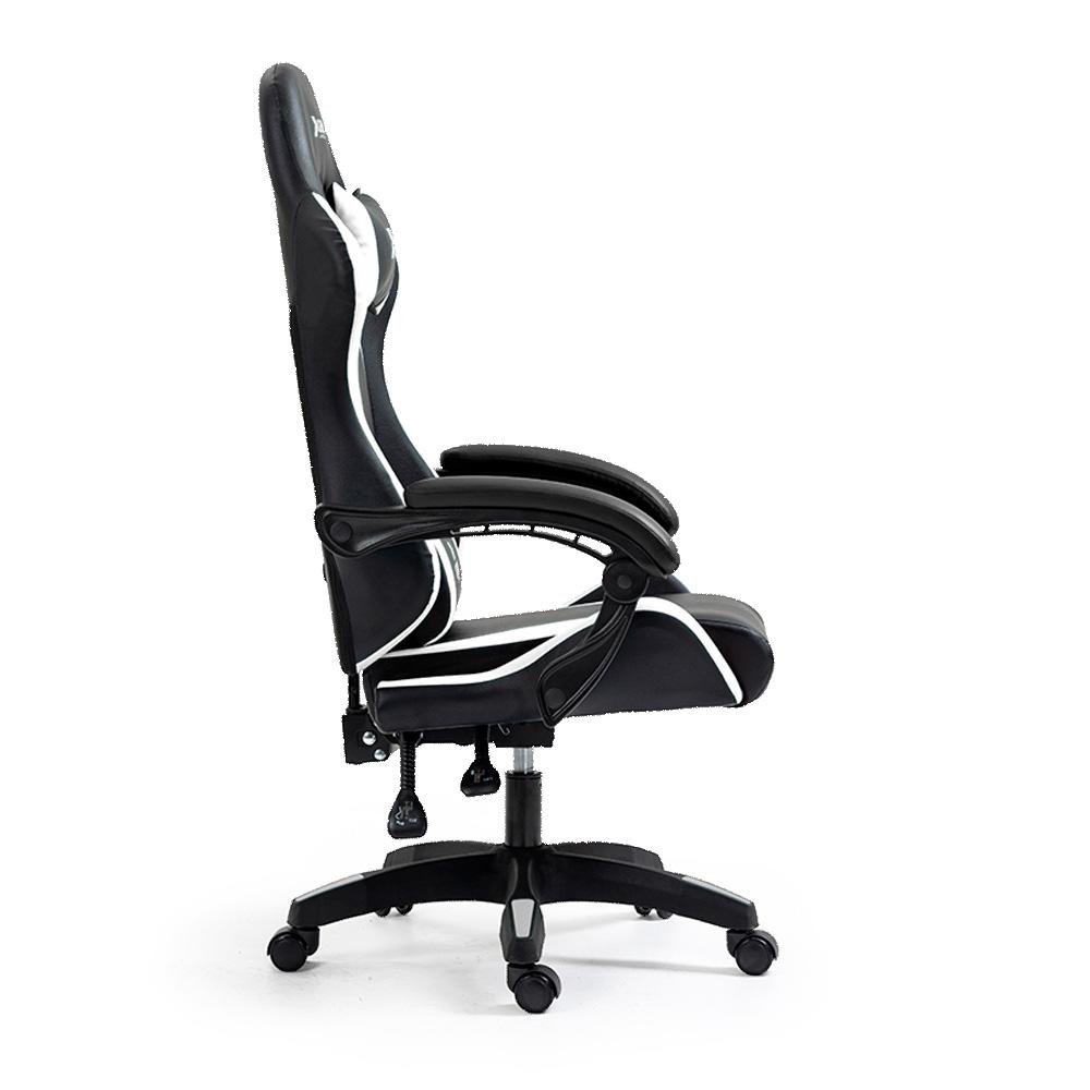 Cadeira Gamer KBM! GAMING CG200, Preto e Branco - Pistão Classe 4, Almofadas cabeça e lombar - KGCG200PTBR Cadeira Gamer KBM! GAMING CG200, Preto e Branco - Pistão Classe 4, Almofadas cabeça e lombar - KGCG200PTBR