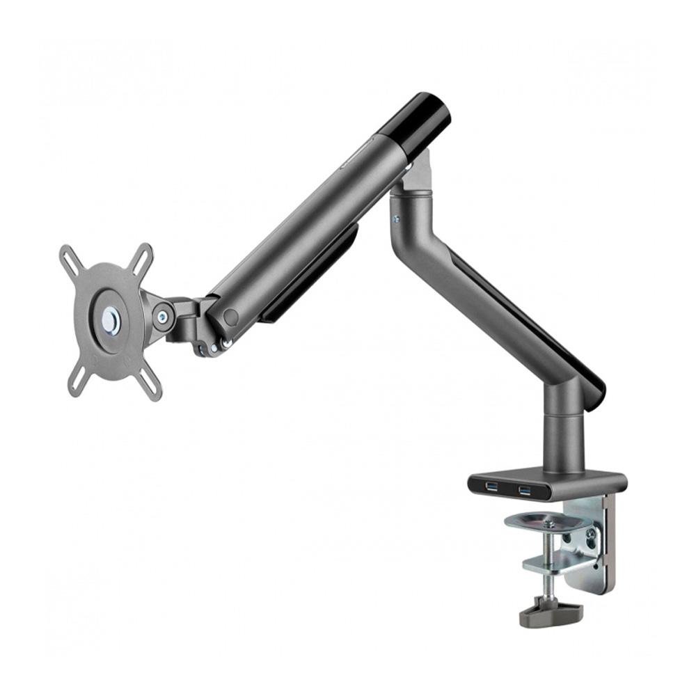 Suporte Articulado PCYES para Monitor 17 a 32, Vesa, USB, Cinza - SM-049C