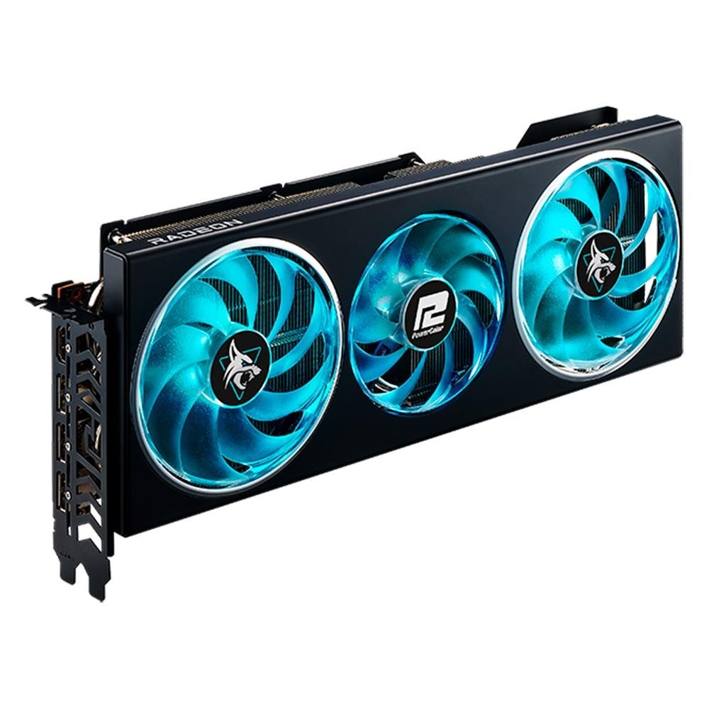 Placa de Vídeo RX 7700 XT Hellhound | KaBuM!