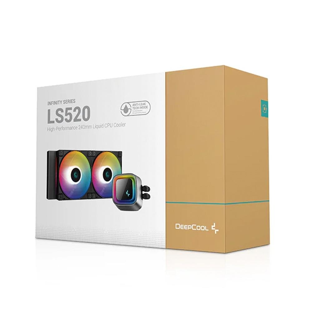 Water Cooler Deepcool LS520 WH | KaBuM!