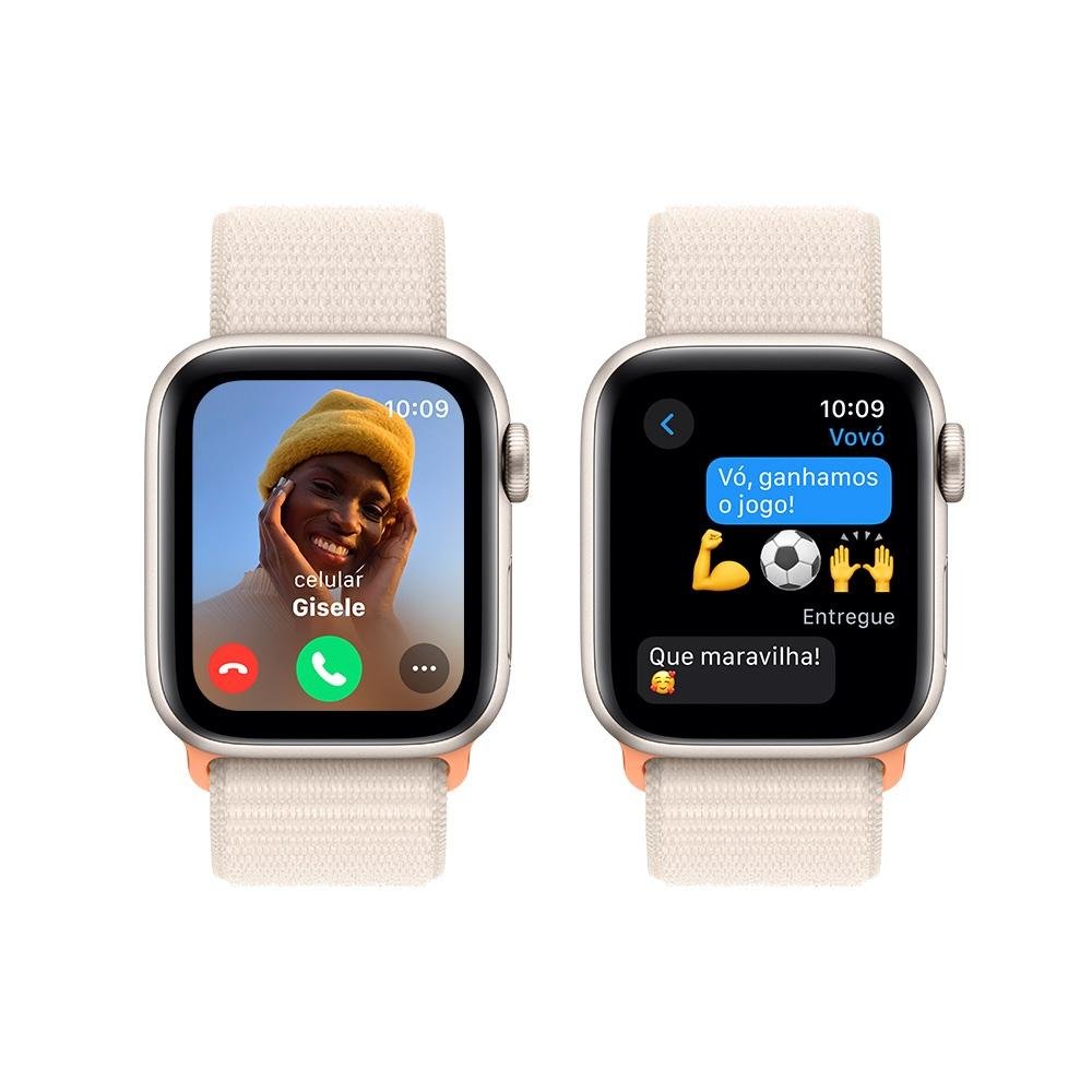 Apple Watch SE GPS, Caixa Estelar 40mm | KaBuM!