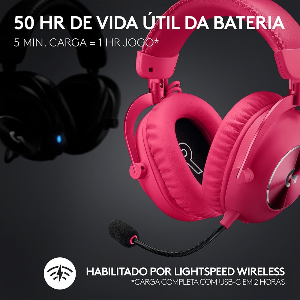 Headset Gamer Sem Fio Logitech G Pro X 2 | KaBuM!
