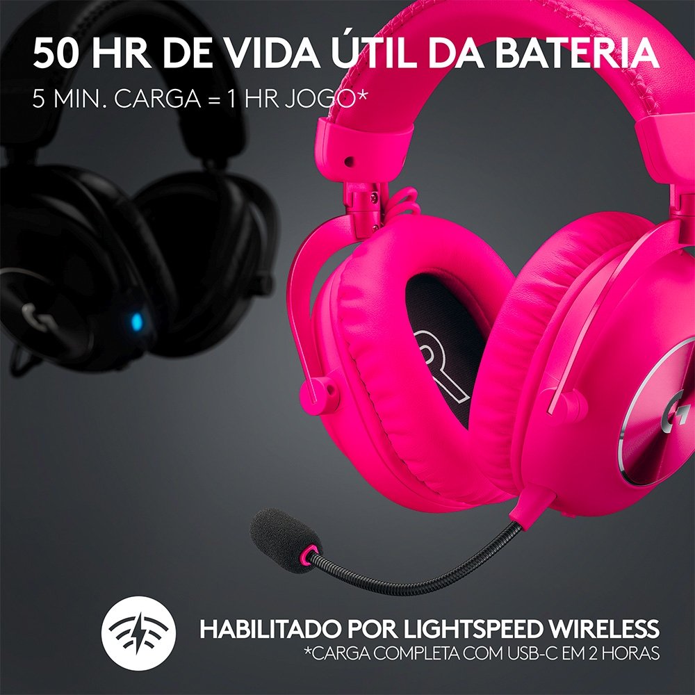 Headset Sem Fio Logitech G Pro X 2 | KaBuM!