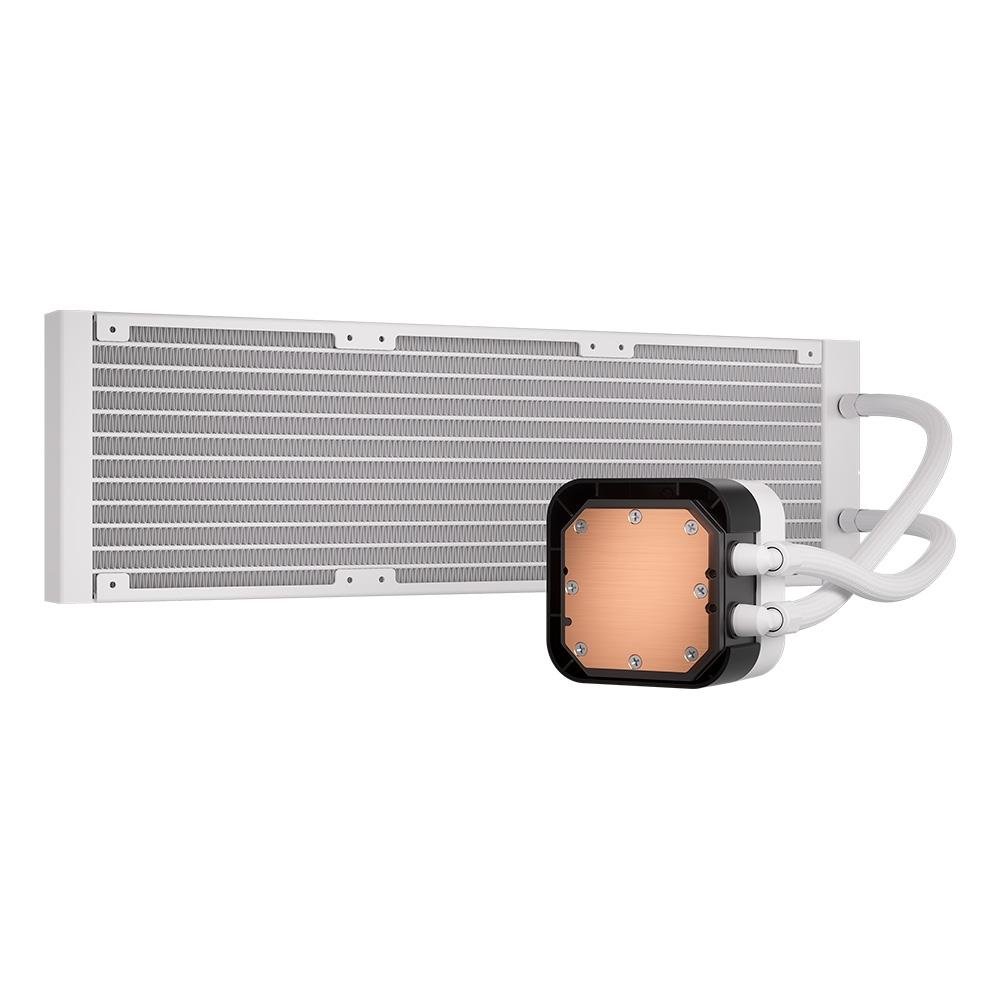 Water Cooler Corsair iCUE H150i Elite LCD XT, RGB, 360mm, AMD/Intel, Branco - CW-9060077-WW