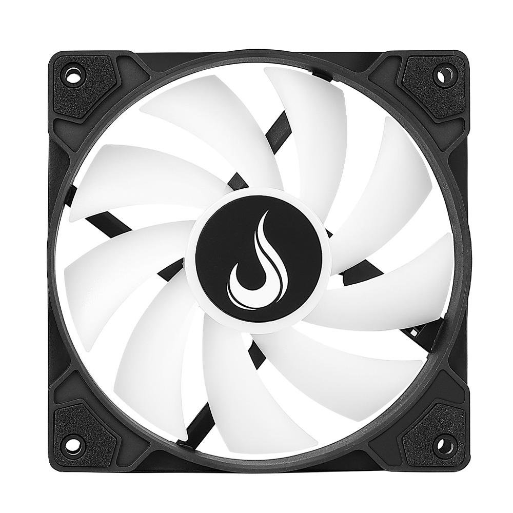 Kit com 3 Ventoinhas Rise Mode X, 120mm, Led  ARGB, Preto - RM-XLD-01-ARGB