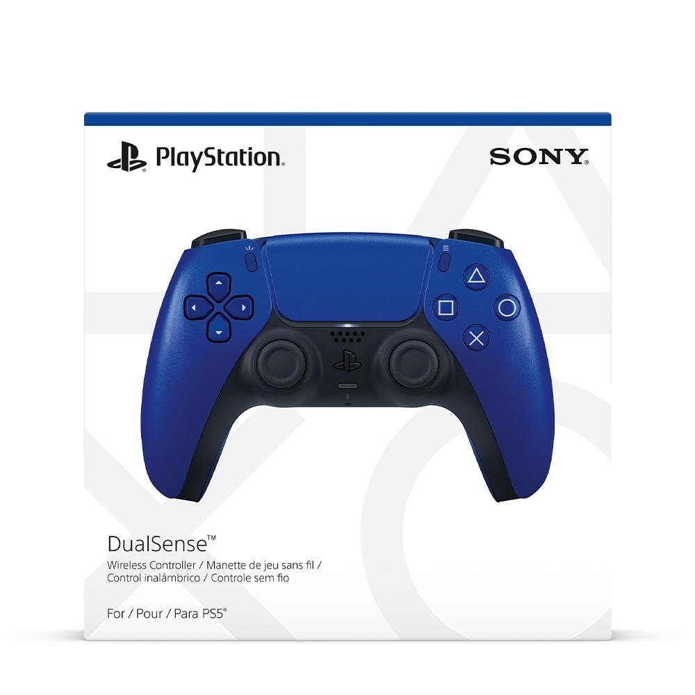 Controle Sony DualSense PS5, Sem Fio, Cobalt Blue - CFI-ZCT1W