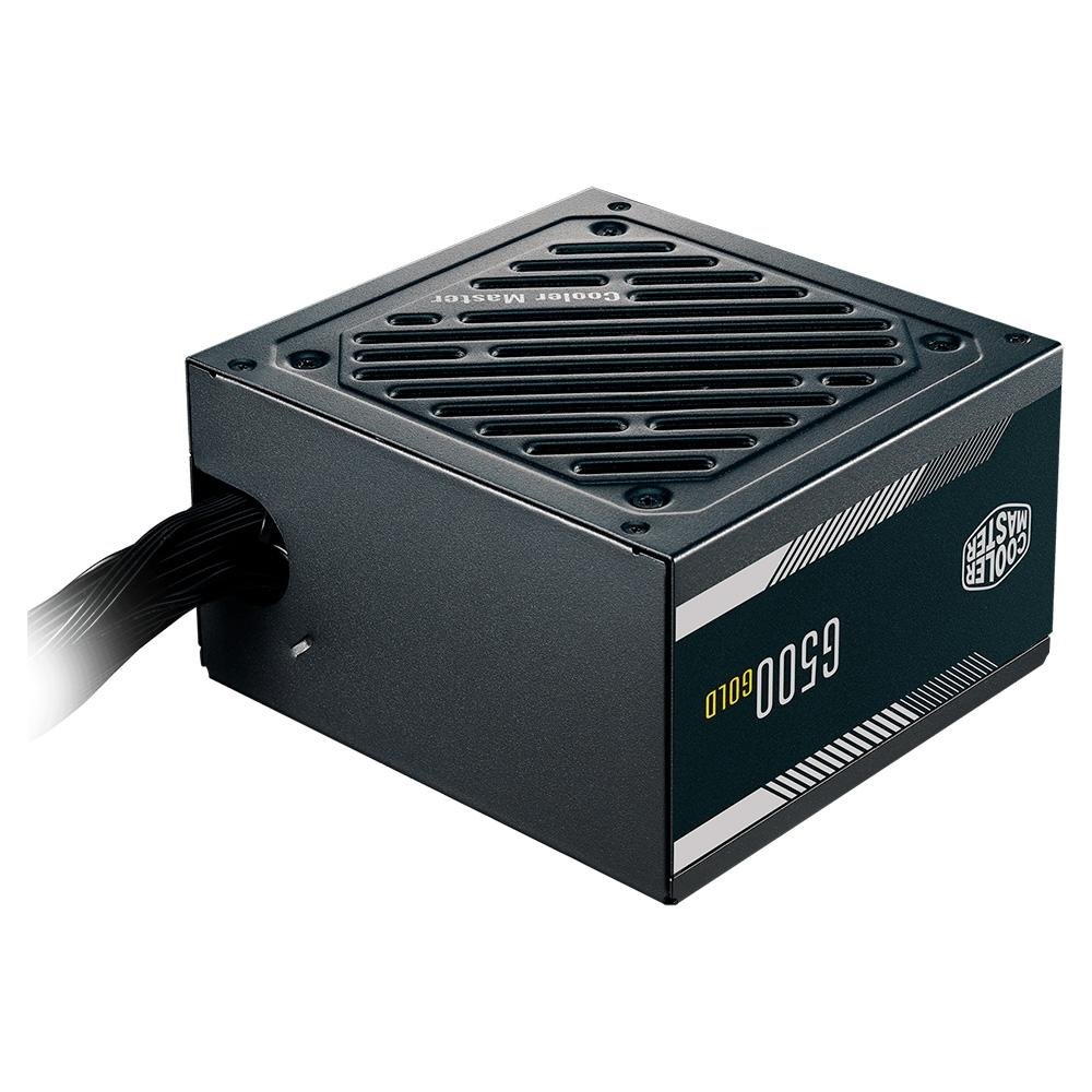 Fonte Cooler Master G500, 500W, 80 Plus Gold, PFC Ativo, com cabo, Preto - MPW-5001-ACAAG-BR Fonte Cooler Master G500, 500W, 80 Plus Gold, PFC Ativo, com cabo, Preto - MPW-5001-ACAAG-BR