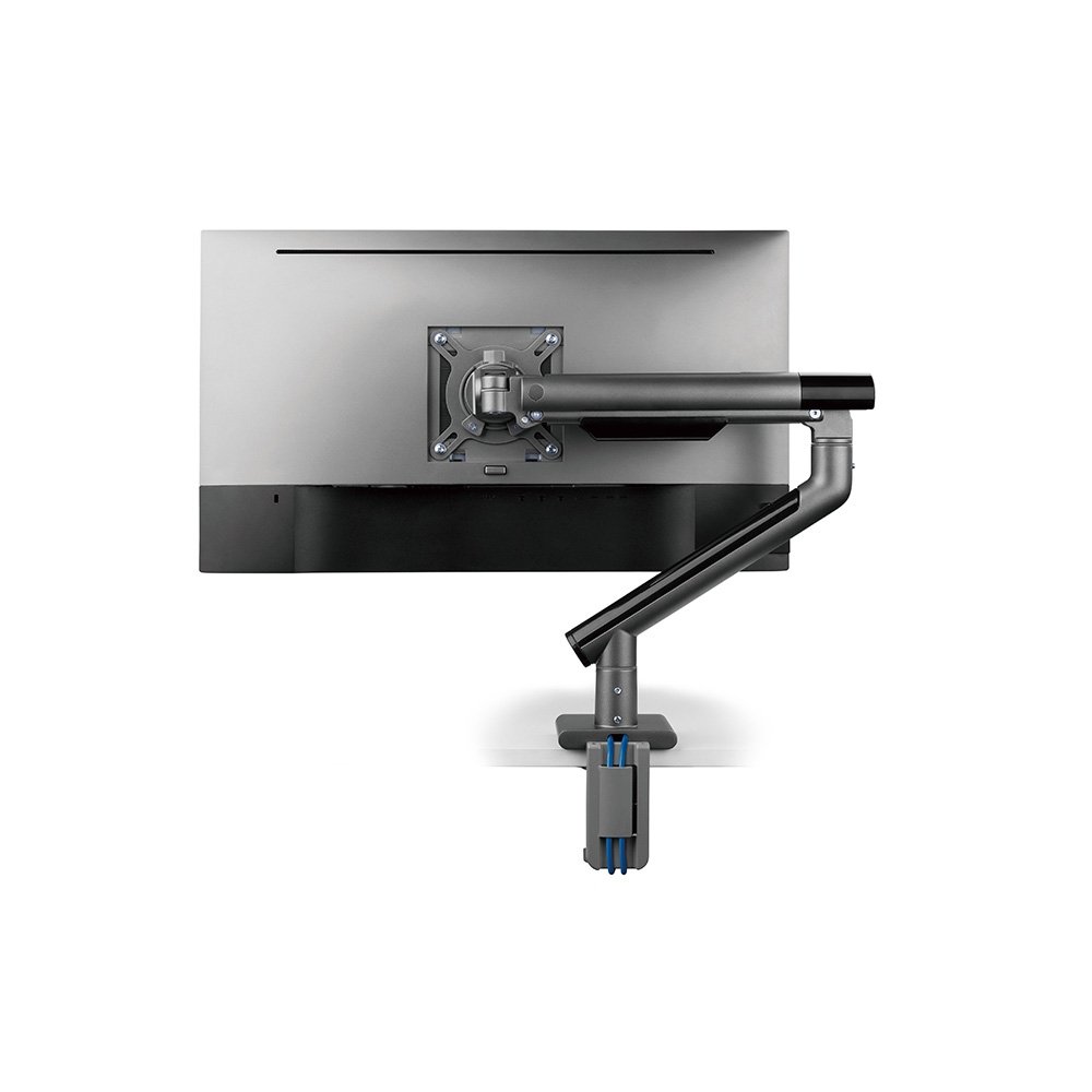 Suporte para Monitor Premium Octoo com Pistão a Gás e Ajuste de Altura, até 32", Grafite - 9841