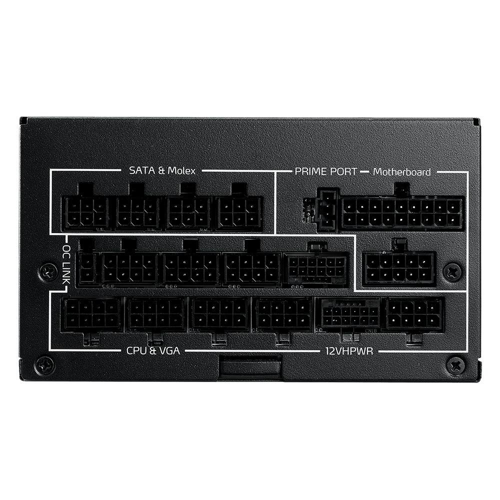 Fonte XPG Fusion 1600T-BKCBR, 1600W, 80 Plus Titanium, Modular, PFC Ativo, Preto - 75261087