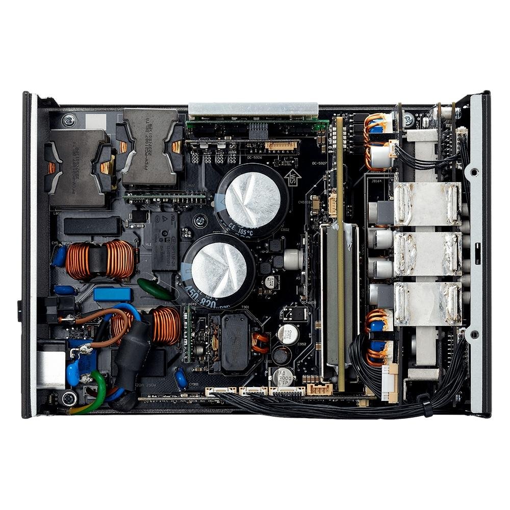 Fonte XPG Fusion 1600T-BKCBR, 1600W, 80 Plus Titanium, Modular, PFC Ativo, Preto - 75261087