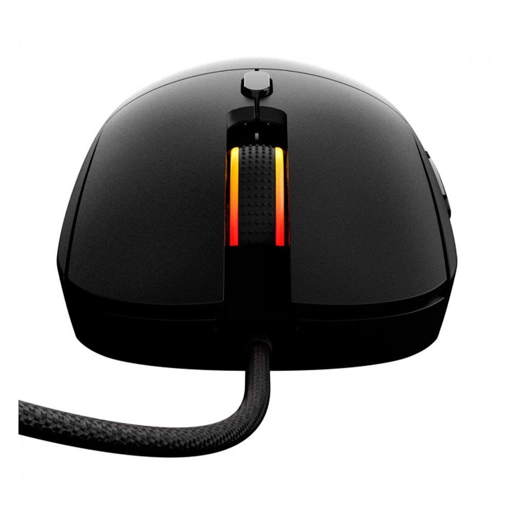 Mouse Gamer PCYes Basaran Black Vulcan, RGB, 12400 DPI, 6 Botões - PMGBRBV
