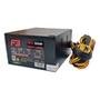 Fonte F3 FT-500, 500W, 80 Plus White, Com Cabo, Preto - FT-500