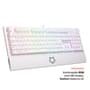 Teclado Mecânico Gamer Husky Anchorage Full Size, RGB, Switch Gateron EF Brown, ABNT2, Branco - HTG200BRMA