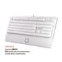 Teclado Mecânico Gamer Husky Anchorage Full Size, RGB, Switch Gateron EF Brown, ABNT2, Branco - HTG200BRMA