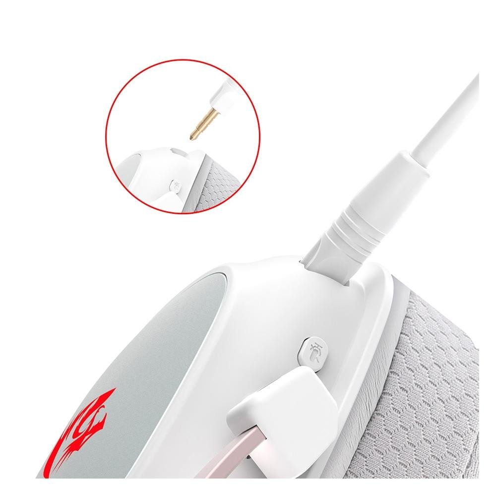 Headset Gamer Sem Fio Redragon Zeus Pro, 7.1, Driver 53mm, Bluetooth, Branco - H510W-PRO