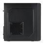 Gabinete Sharkoon VS3-V Preto e Prata com Cooler Azul