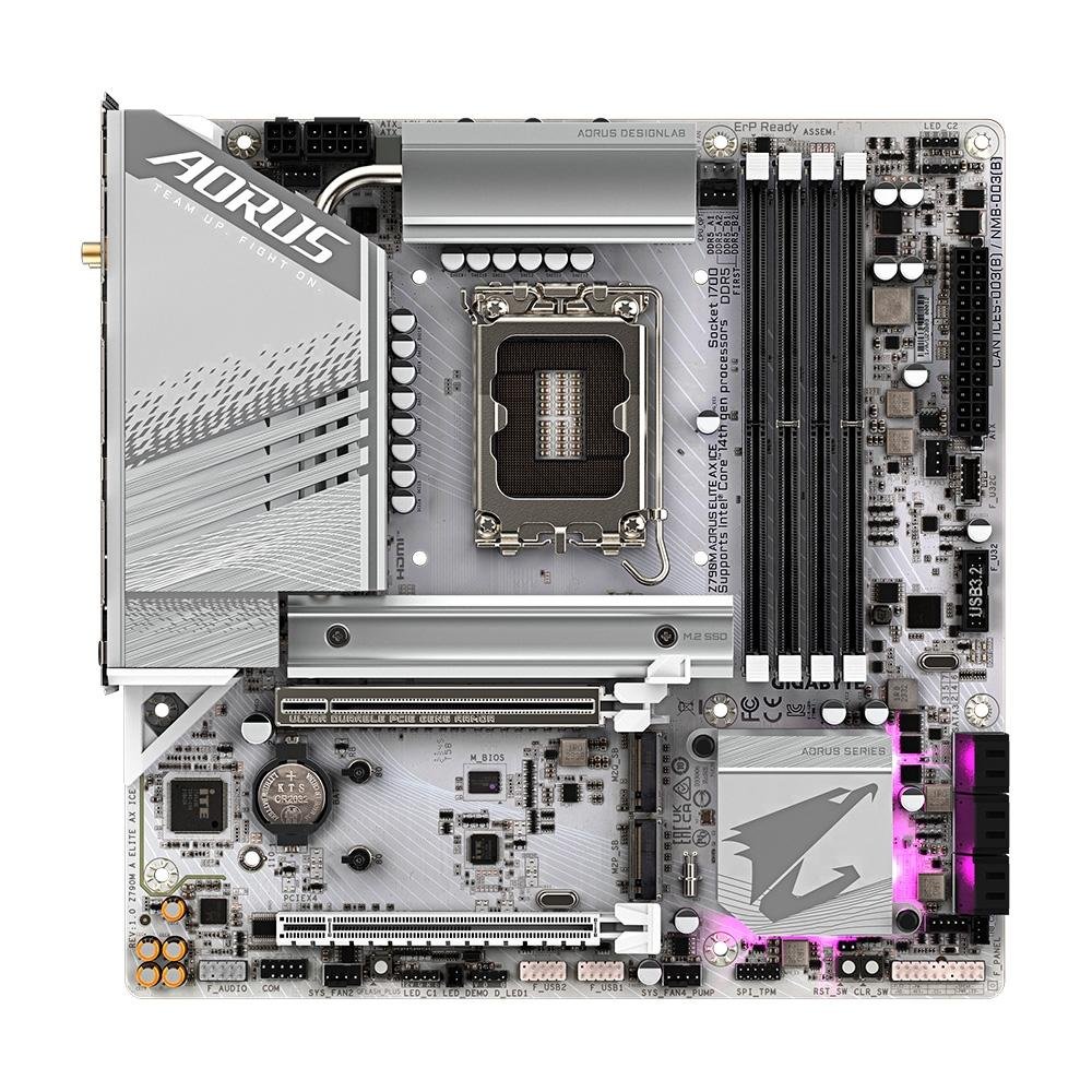 Placa Mãe Gigabyte Z790M AORUS ELITE AX | KaBuM!