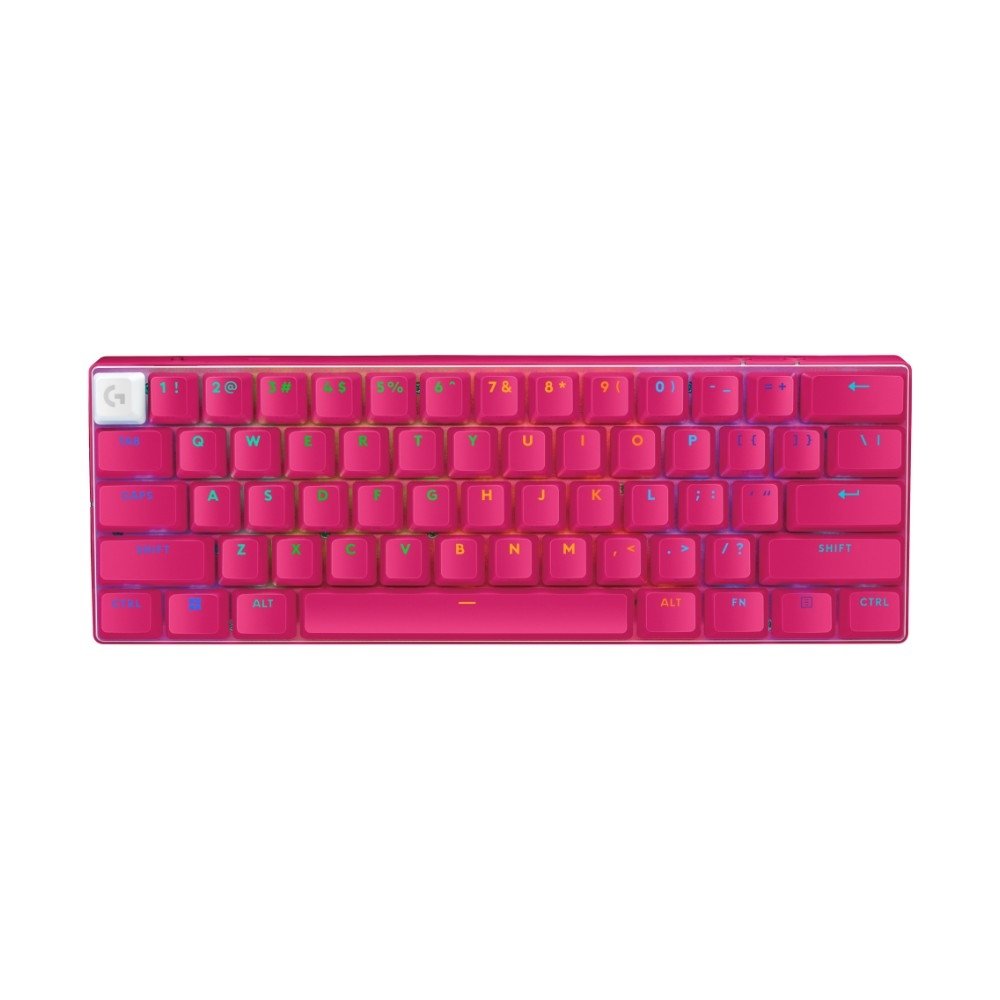 Teclado Mecânico Logitech G Pro X 60 Rosa | KaBuM!