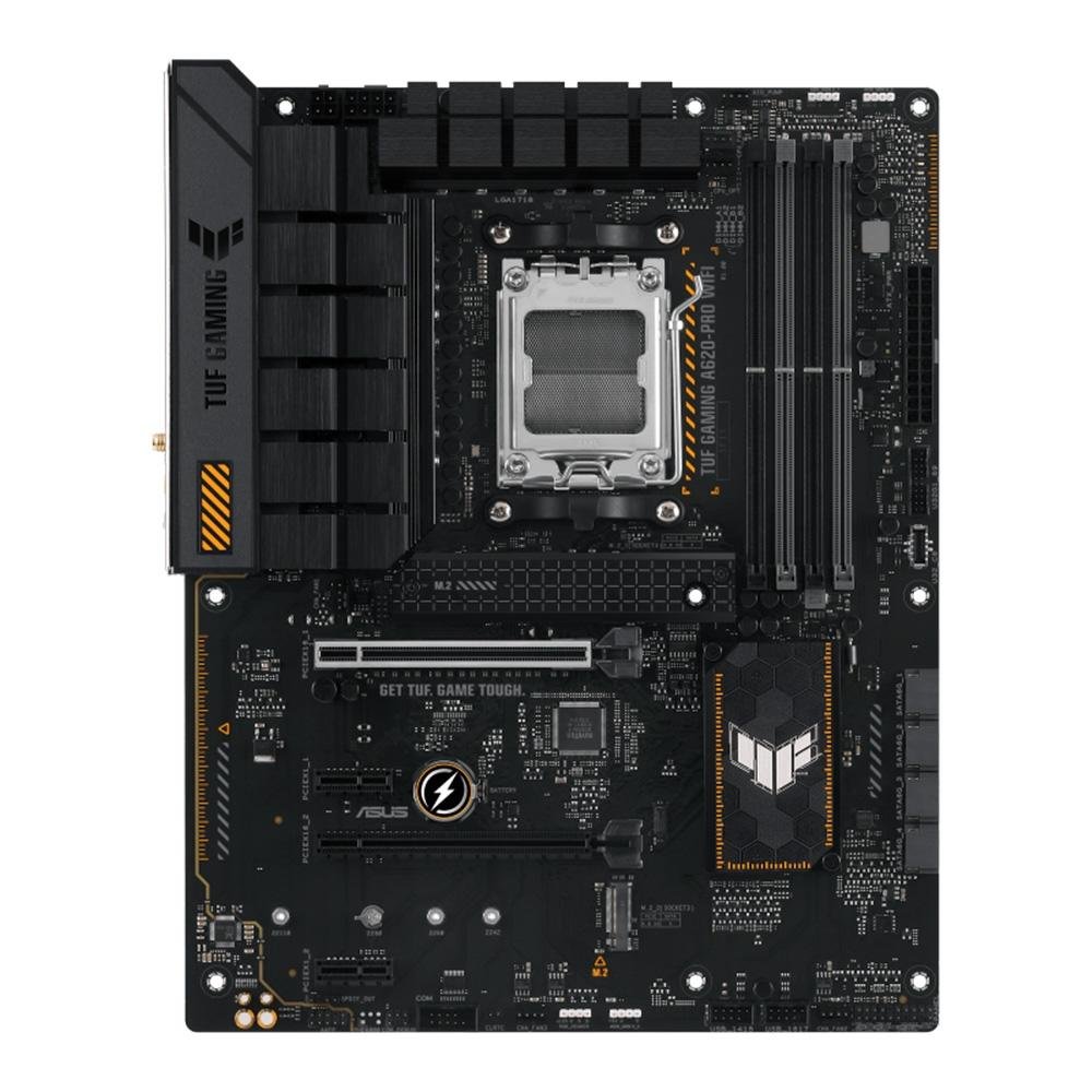 Placa Mãe ASUS TUF Gaming A620-PRO, AMD AM5, ATX, DDR5, Wi-Fi - 90MB1FR0-M0EAY0