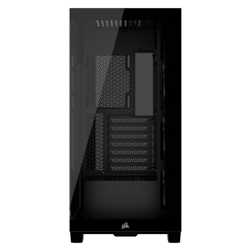 Gabinete Gamer Corsair 3500X ARGB Tempered Glass Mid-Tower, 3x FANs, Preto - CC-9011278-WW