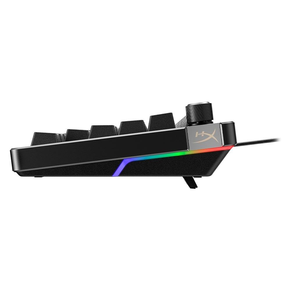 Teclado Mecânico Gamer HyperX Alloy Rise GKBD 75, RGB, Switch linear, Layout 75%, anti-ghosting, Preto - 7G7A4AA Teclado Mecânico Gamer HyperX Alloy Rise GKBD 75, RGB, Switch linear, Layout 75%, anti-ghosting, Preto - 7G7A4AA