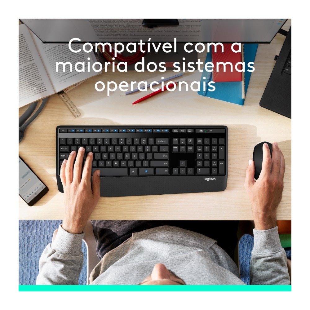 Mouse sem fio Logitech M280 com Conexão USB e Pilha Inclusa, Preto - 910-004284