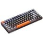 Teclado Mecânico Gamer Machenike Cinza Escuro/Lanranja K500A-B84 Switch Red 84 teclas - 81% Compact Wired - USB/USB-C com fio removível