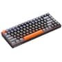 Teclado Mecânico Gamer Machenike Cinza Escuro/Lanranja K500A-B84 Switch Red 84 teclas - 81% Compact Wired - USB/USB-C com fio removível