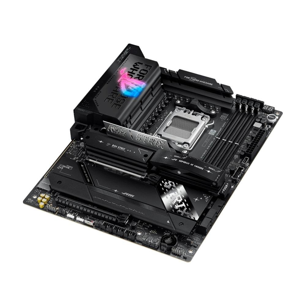 [新品]ASUS ROG STRIX X870E-E GAMING WIFI Placa Mãe Asus ROG Strix X870E-E Gaming WiFi, Chipset X870E