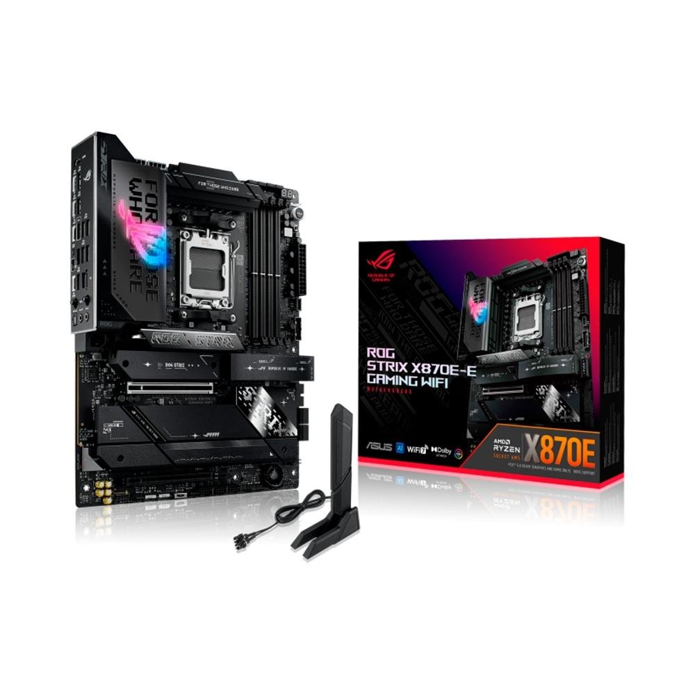 新品 保証有 ROG STRIX X870E-E GAMING WIFI Placa Mãe Asus ROG STRIX X870E-E GAMING | KaBuM!