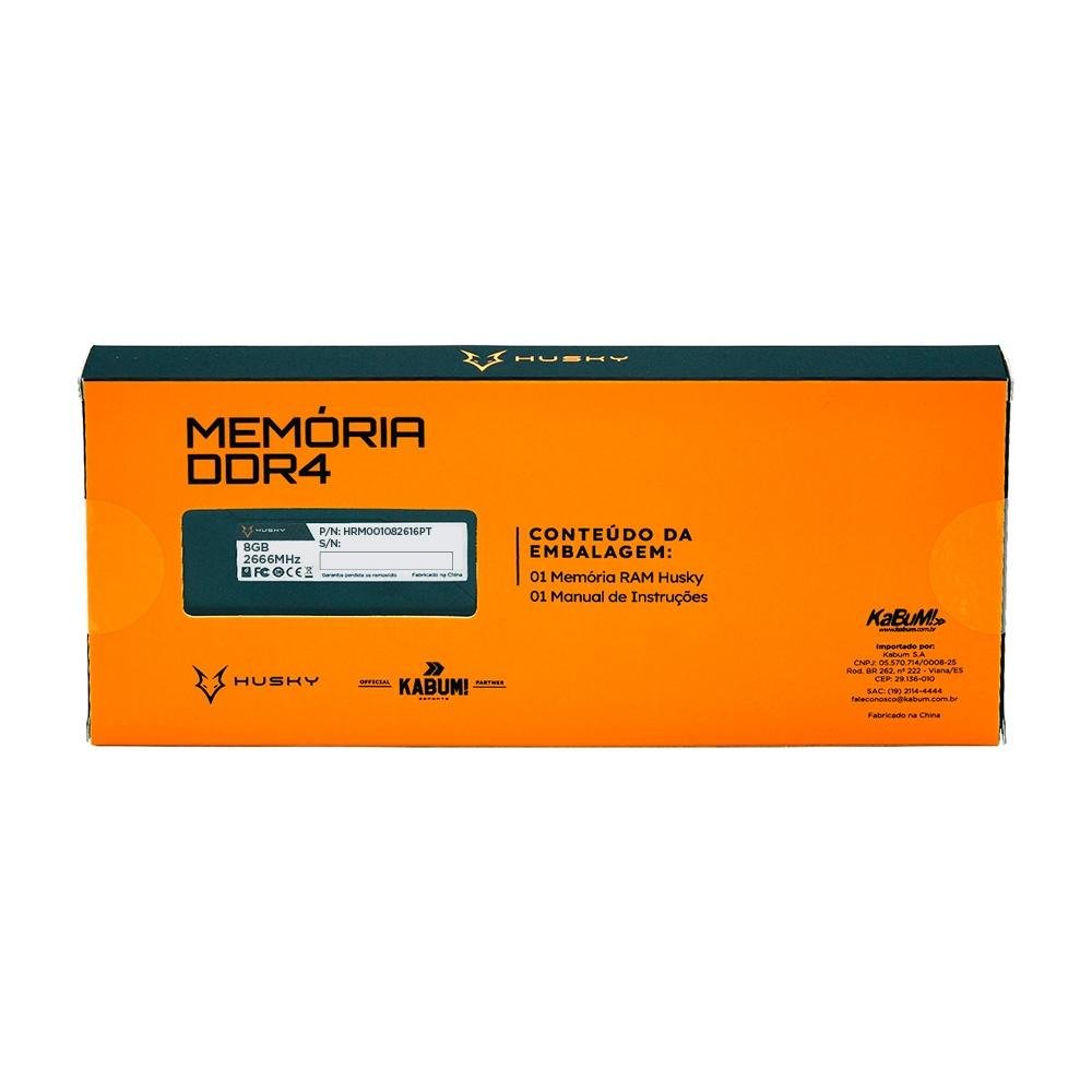 Memória RAM Husky Impulse 8GB | KaBuM!