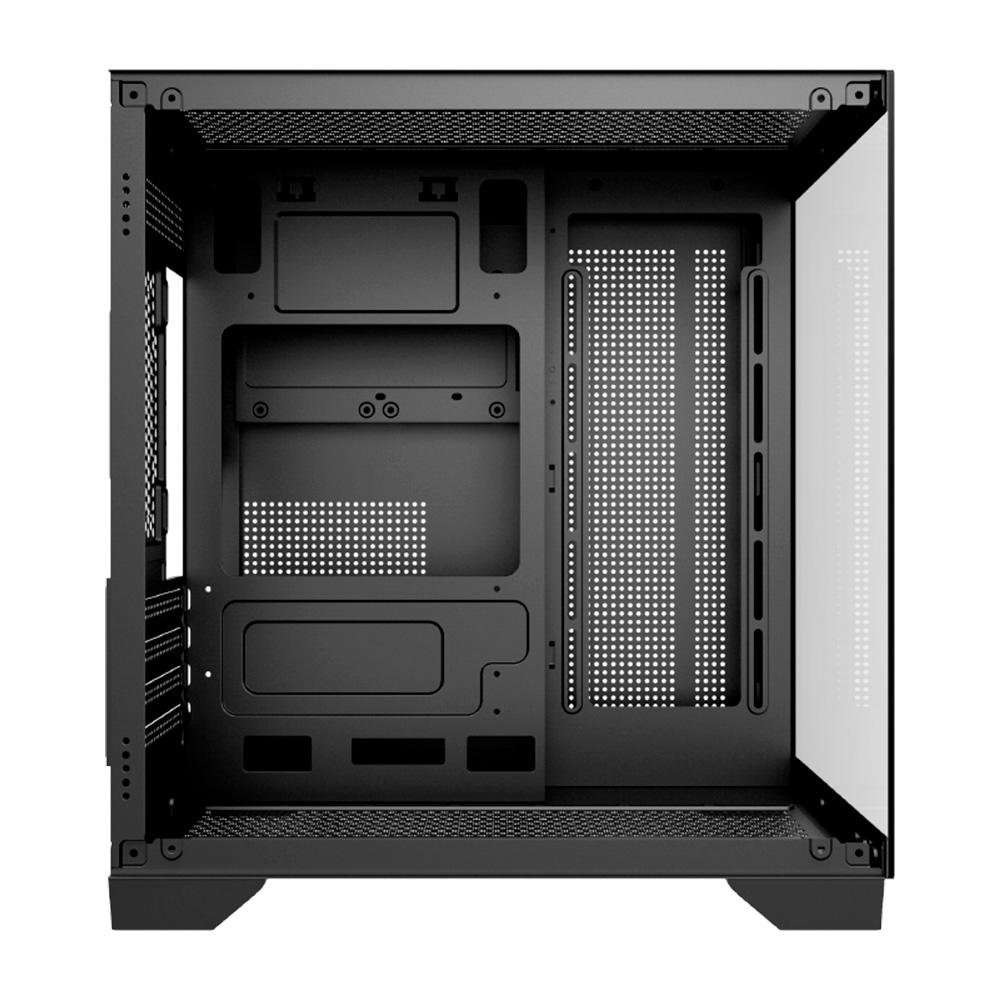 Gabinete Gamer Hayom GB1790, Mini Tower, M-ATX, Lateral e frontal em Vidro Temperado, 4x Fans, Preto - GB1790 Gabinete Gamer Hayom GB1790, Mini Tower, M-ATX, Lateral e frontal em Vidro Temperado, 4x Fans, Preto - GB1790