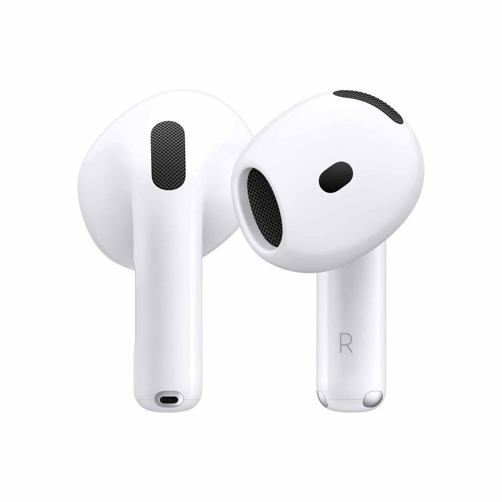 AirPods 4 Apple com Cancelamento Ativo de Ruído, Estojo de Recarga USB-C, Branco - MXP93BZ/A