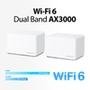 Roteador Mesh Wi-fi 6 Gigabit Tp-link, Dual-Band AX3000, Branco - Halo H80X
