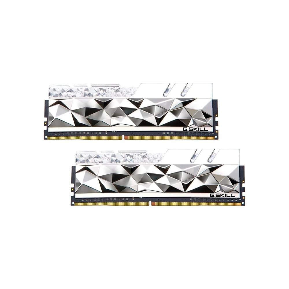 Memória RAM G.Skill Trident Z Royal Elite RGB 32GB (2x16GB), DDR4, 4000MHz, C16, Intel XMP, Prata - F4-4000C18D-32GTES Memória RAM G.Skill Trident Z Royal Elite RGB 32GB (2x16GB), DDR4, 4000MHz, C16, Intel XMP, Prata - F4-4000C18D-32GTES