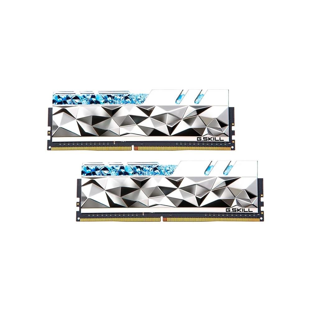 Memória RAM G.Skill Trident Z Royal Elite RGB 32GB (2x16GB), DDR4, 4000MHz, C16, Intel XMP, Prata - F4-4000C18D-32GTES Memória RAM G.Skill Trident Z Royal Elite RGB 32GB (2x16GB), DDR4, 4000MHz, C16, Intel XMP, Prata - F4-4000C18D-32GTES
