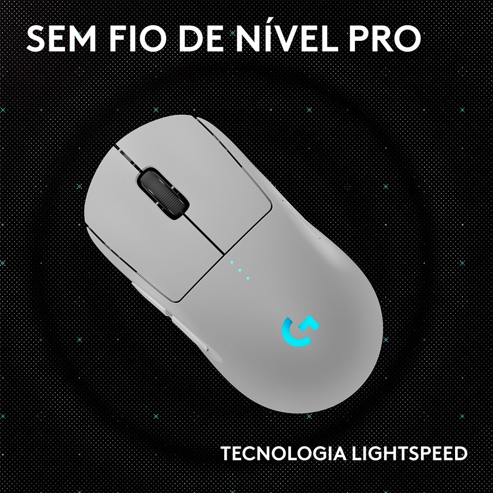マウス・トラックボール G PRO 2 LIGHTSPEED White Mouse Gamer Sem Fio Logitech G Pro 2 Lightspeed Rgb Lightsync