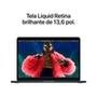 MacBook Air Apple 13", M3, CPU 8 Núcleos, GPU 8 Núcleos, Neural Engine 16 Núcleos, 16GB RAM, SSD 256GB, Meia-noite - MC8K4BZ/A