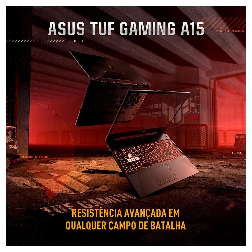 Notebook Gamer ASUS TUF Gaming A15 | KaBuM!